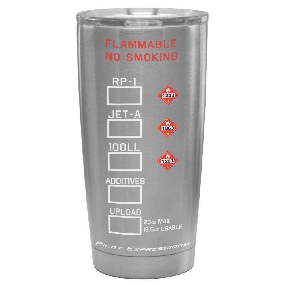 stainless av8r mug tumbler, backside